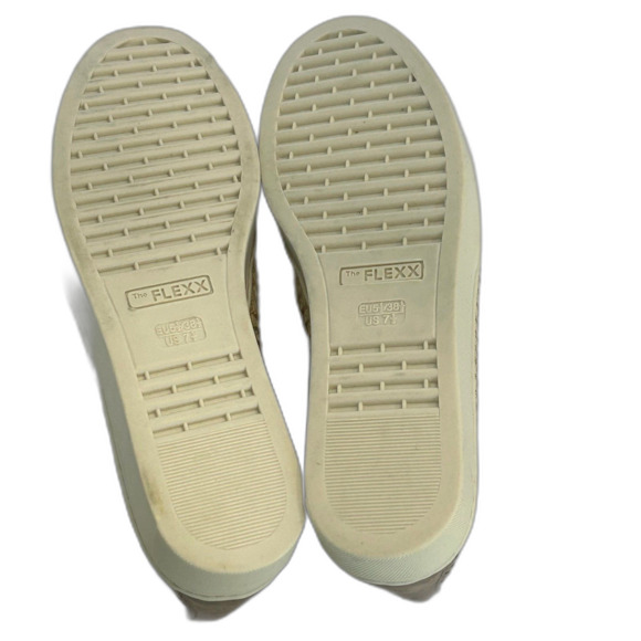 The Flexx Sneakers Women’s Size 7.5 Color Light Wine Slip-on Espadrille Style - Picture 7 of 12